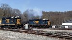 CSX 6248 is idle, but 4411 is L320.